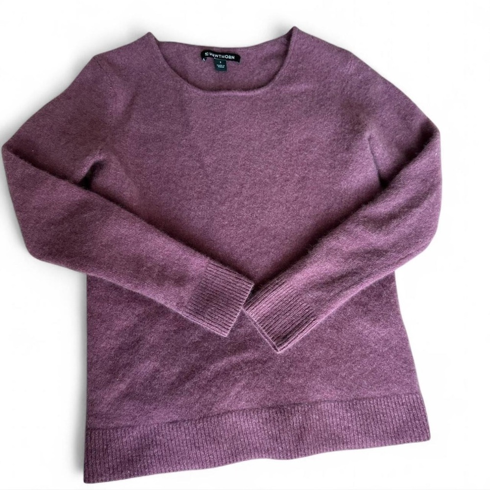 41 Hawthorn cashmere light purple Crew Neck Sweater size Small